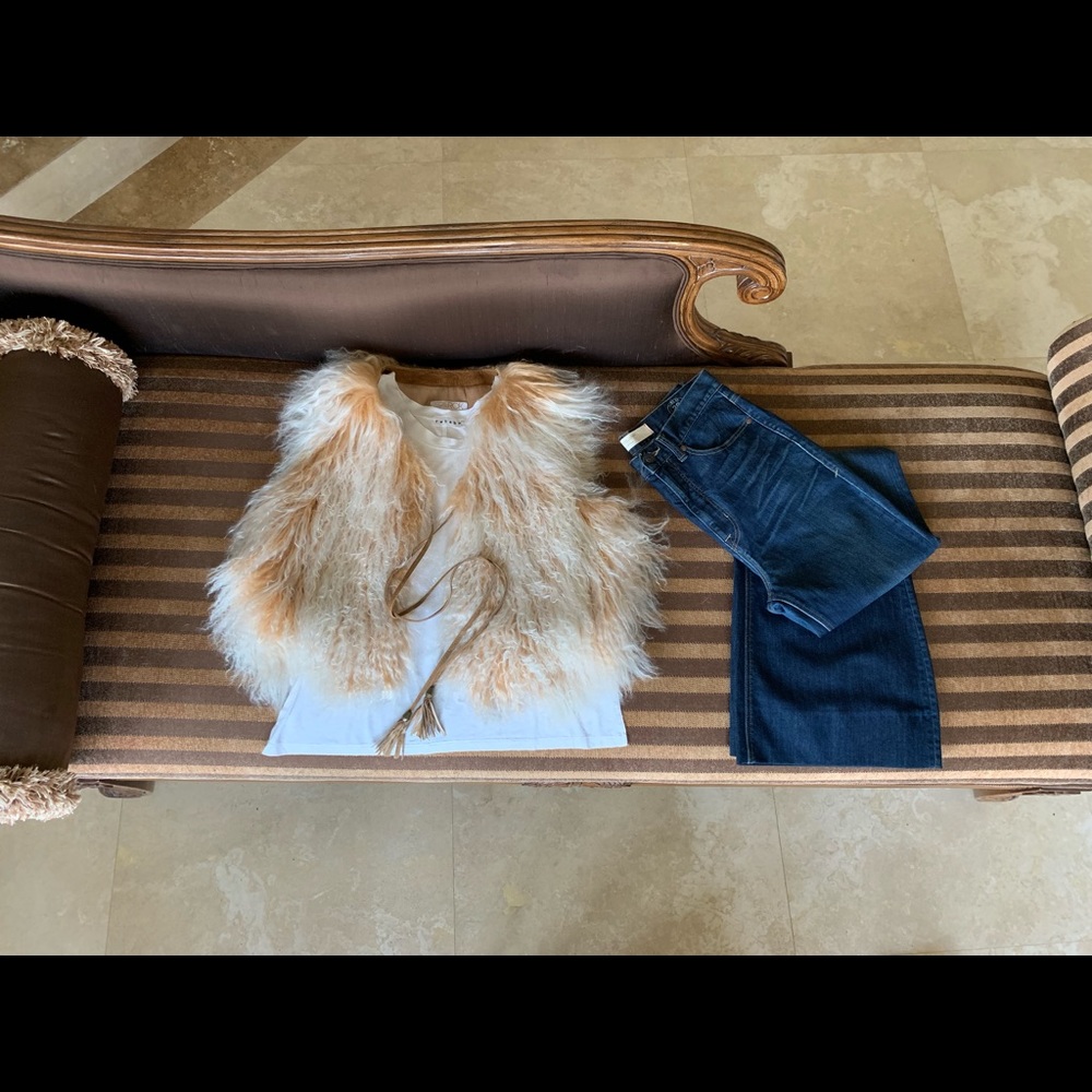 LaRok 100% Authentic Lamb Fur Vest